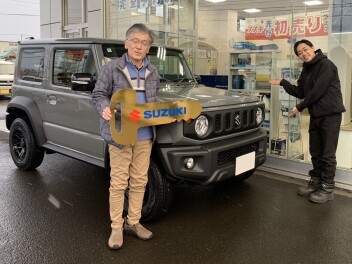 祝！ジムニーシエラご納車おめでとうございます！