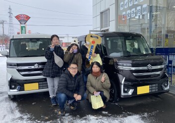 祝！スペーシアカスタムご納車おめでとうございます！