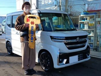 祝！スペーシアカスタムご納車おめでとうございます！