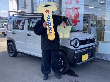 祝！ハスラータフワイルドご納車おめでとうございます！