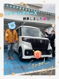 スペーシアベース納車式☆彡