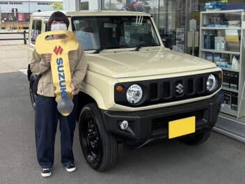祝！ジムニーご納車おめでとうございます！