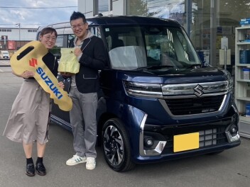 祝！スペーシアカスタムご納車おめでとうございます！