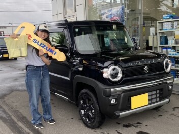 祝！ハスラータフワイルドご納車おめでとうございます！