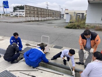 GRM（グローバルリスクマネジメント）に沿って清掃を行いました