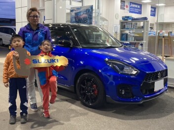 祝！スイフトスポーツご納車おめでとうございます！