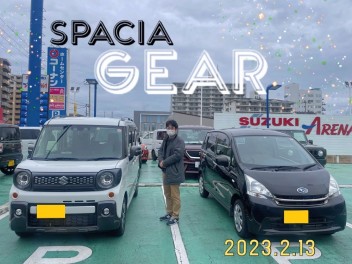 スペーシアギア納車式♪