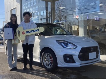 祝！スイフトスポーツご納車おめでとうございます！