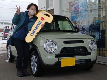 祝！ラパンLCご納車おめでとうございます！