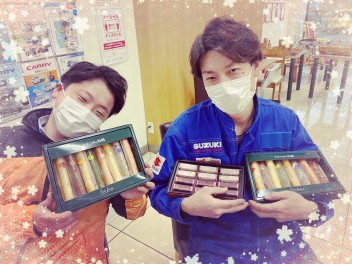 お客様から差し入れいただきました