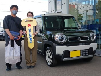 祝！ハスラーご納車おめでとうございます！