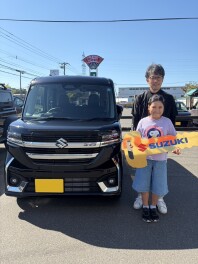 祝！スペーシアカスタムご納車おめでとうございます！