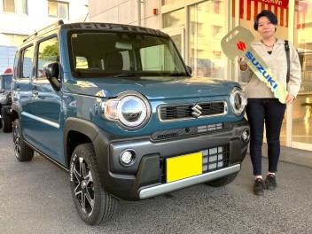 流山市にお住いのS様に、ハスラー OFF-ROAD PKG.をご納車いたしました。