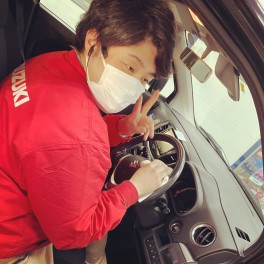 代車もしっかり除菌しております