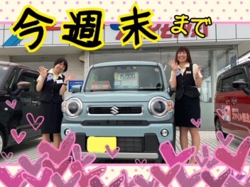 今週末まで！