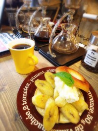 kona snow cafe nagaoka～バナナハニートースト～