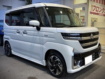君津市にお住まいのO様にスペーシアカスタムをご納車いたしました。
