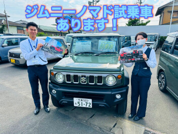 試乗車にジムニーノマドが仲間入り！！