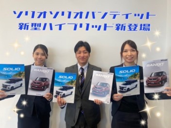 ★ソリオに新型ハイブリッドが仲間入り★本日登場★週末お待ちしております