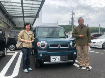 ハスラー納車　おめでとうございます!!