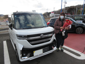新車スペーシアカスタムご納車です☆
