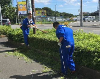 拠点周辺の清掃活動を行いました！