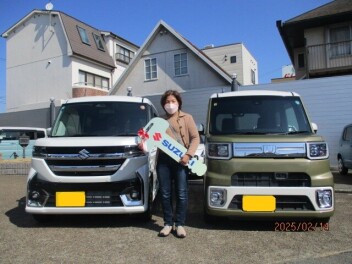 加古川市Y様スペーシアカスタム納車式！
