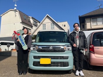 大阪府Y様スペーシア納車式！