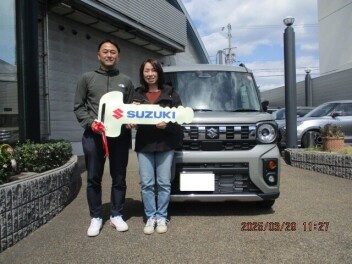加古川市I様スペーシアギア納車式！