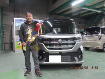 明石市A様スペーシアカスタム納車式！