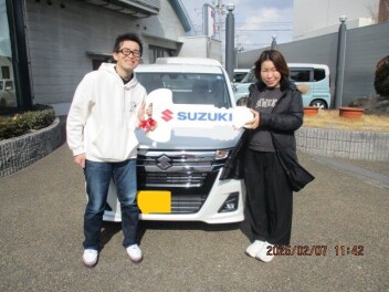 加古川市F様ワゴンRカスタムZ納車式！
