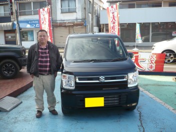 新車ワゴンＲ納車です。