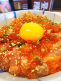 寿司屋のまかない漬け丼～廻るすし道楽　浦佐店～