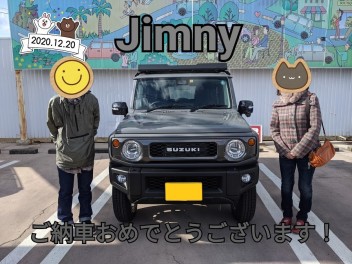 U様に、ジムニーご致納車しました！