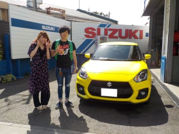 スイフトスポーツ☆御納車☆致しました♪♪♪