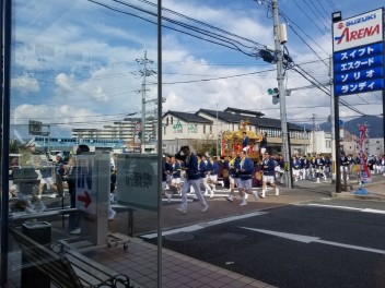 本日は亀岡大井神社の秋まつりでした！