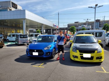 スイフトスポーツ、ご納車しました！！