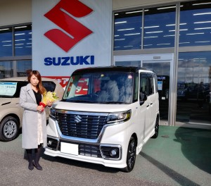 ☆スペーシアカスタムご納車☆アンケートありがとうございました。