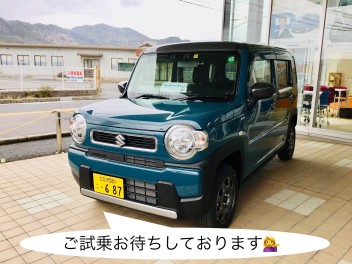 新型ハスラー試乗できます！