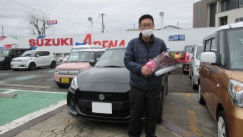 スイフトスポーツ納車させて頂きました！！