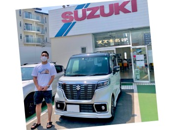 外にも中にもこだわったスペーシアカスタムご納車です☆