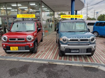 HUSTLER　J　STYLE　が展示車でやってきました！