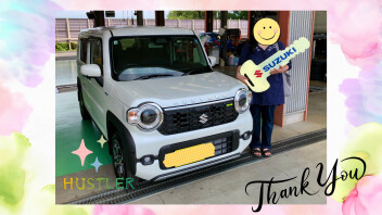新型ハスラーご納車です！！(*´ω｀)