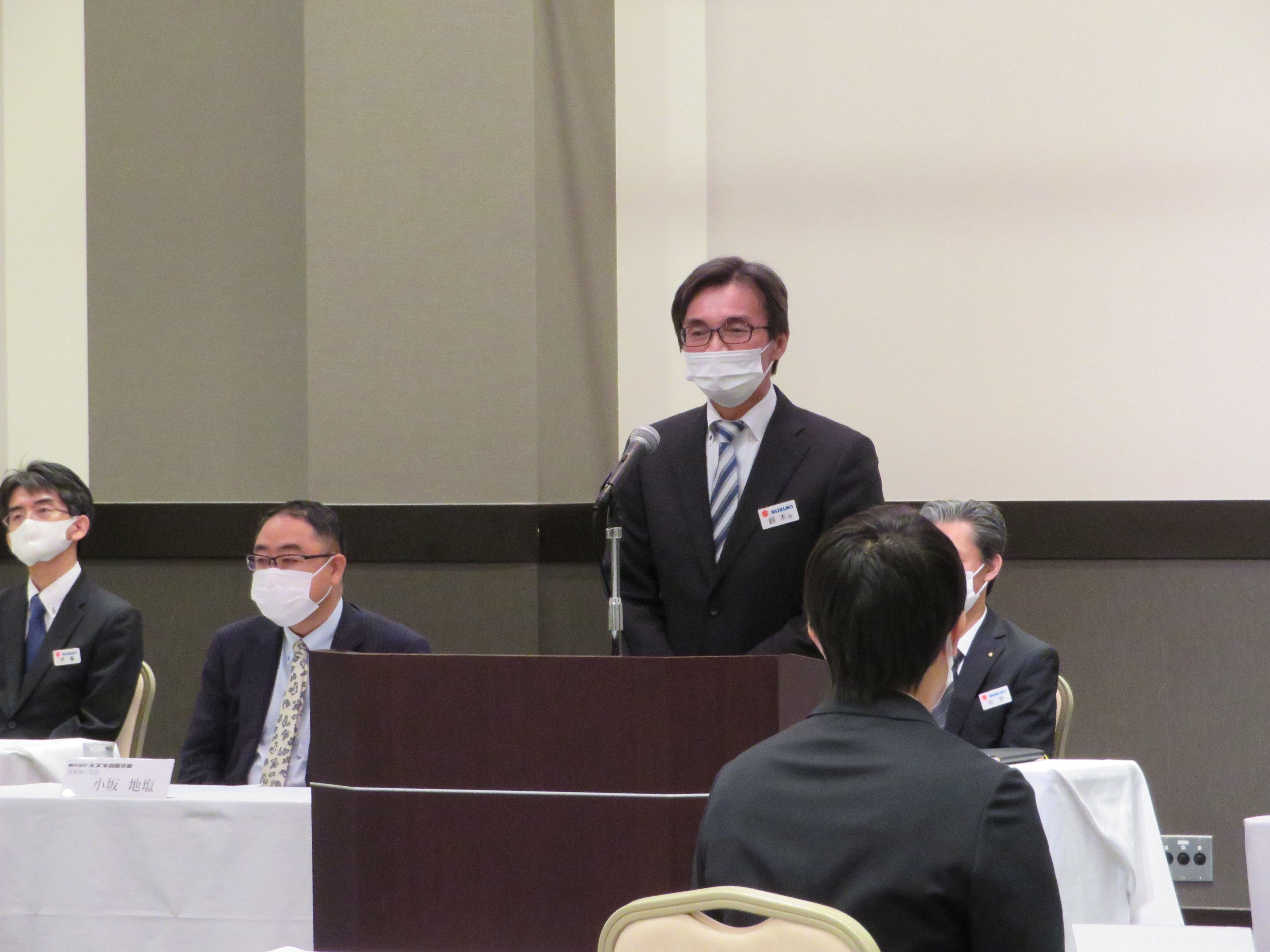 21年度 入社式を開催しました 採用情報トピックス 採用情報 株式会社スズキ自販京葉