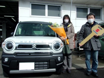 Ｏ様ハスラーＪスタイルご納車させていただきました