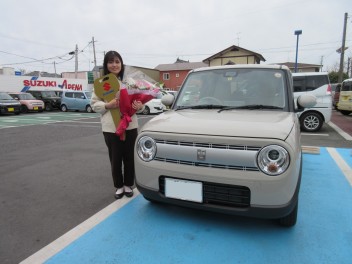 ラパン、ご納車させて頂きました！