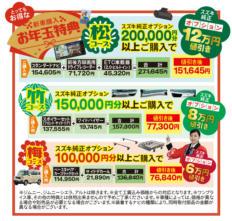 初売りだからできる特典が満載の スズキ初売り 展示会を開催 イベント キャンペーン お店ブログ 株式会社スズキ自販鹿児島 スズキアリーナ指宿中央