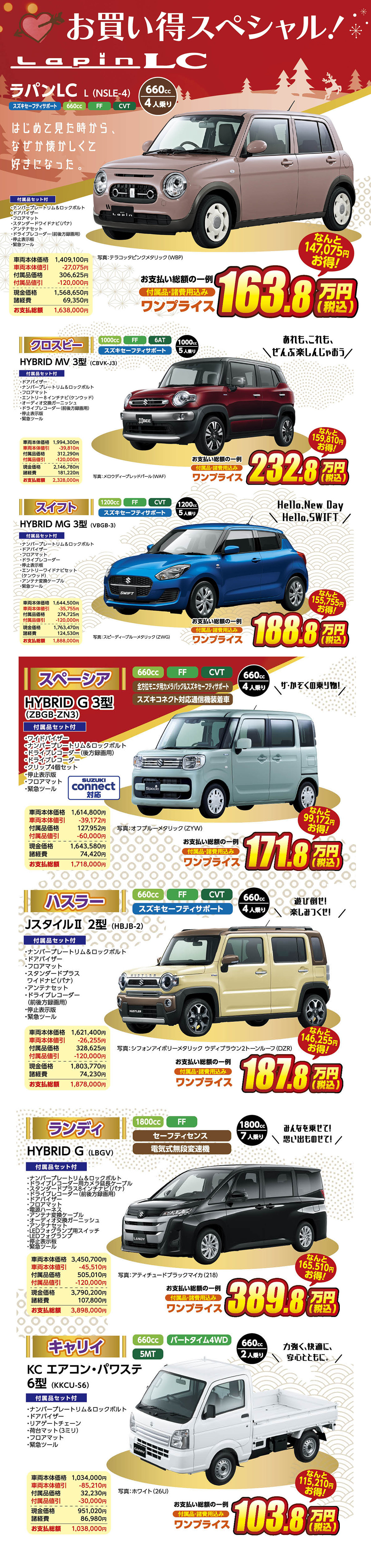 とってもお得な初売り特典を先取り スズキ先行初売りフェアを開催 イベント キャンペーン 株式会社スズキ自販鹿児島