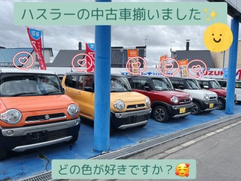 中古車ハスラー勢揃い☆彡