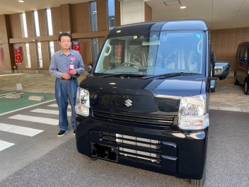 スズキエブリイご納車　～ブルーイッシュブラックパール